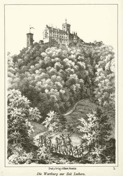Die Wartburg zur Zeit Luthers von German School