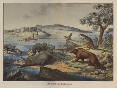 Dinosaurier der Kreidezeit von German School