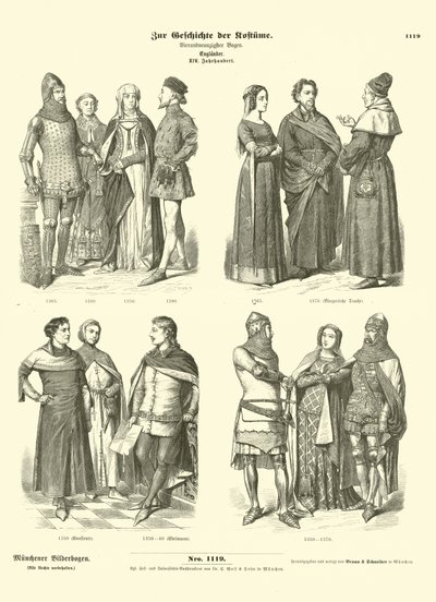 Englische Kostüme von German School