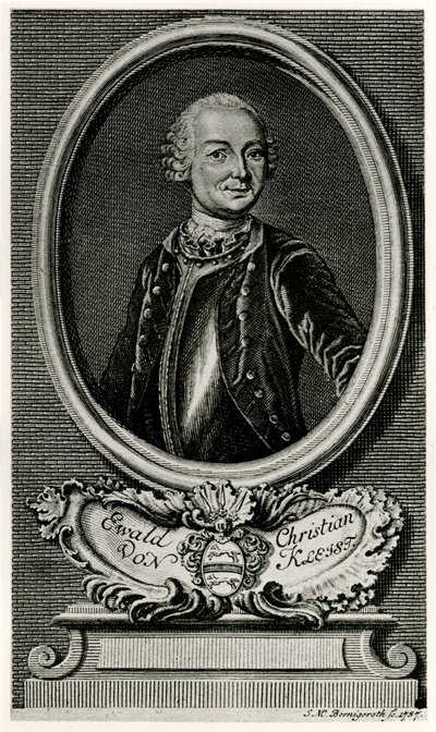 Ewald Christian von Kleist von German School