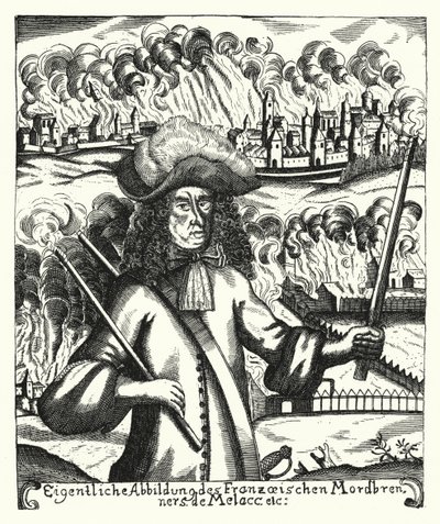 Ezechiel du Mas, Comte de Melac, französischer Soldat von German School