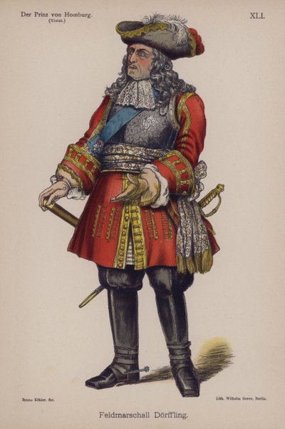Feldmarschall Doerffling, aus Der Prinz von Homburg von Heinrich von Kleist von German School
