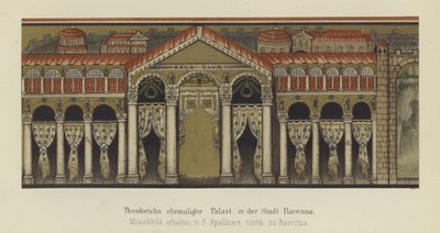 Ehemaliger Palast von Theoderich dem Großen, König der Ostgoten, in Ravenna, Italien von German School