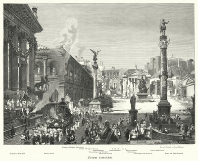 Forum Romanum, Antikes Rom von German School