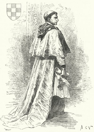 Francisco Jimenez de Cisneros, spanischer Kardinal und Staatsmann (Gravur) von German School
