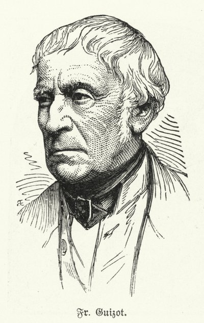 Francois Guizot, französischer Historiker und Staatsmann von German School
