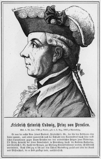 Friedrich Heinrich Ludwig, Prinz von Preußen von German School