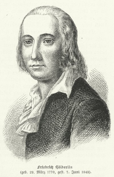 Friedrich Hölderlin, deutscher Dichter und Philosoph von German School