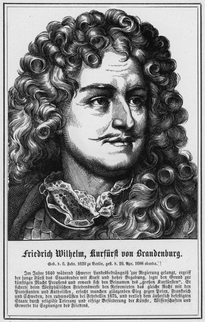 Friedrich Wilhelm, Kurfürst von Brandenburg von German School