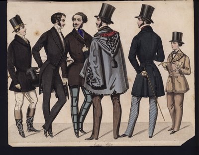 Deutsche Modeplatte, Mitte 19. Jahrhundert von German School