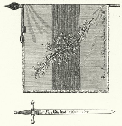 Deutsche Studentenverbindung Fahne und Schwert (Stich) von German School
