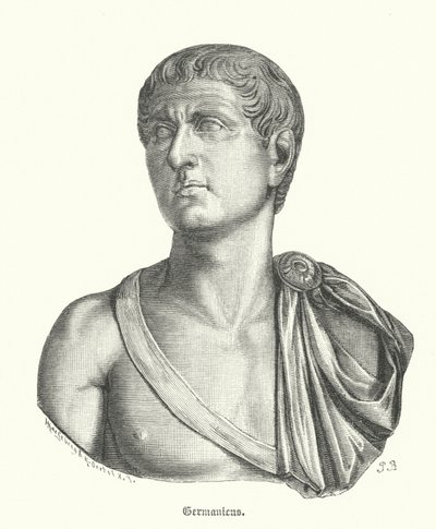Germanicus, römischer General und Vater des Kaisers Caligula von German School