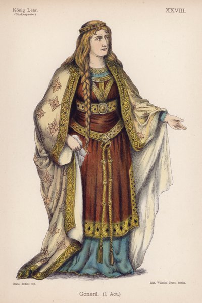 Goneril, aus Shakespeares König Lear von German School