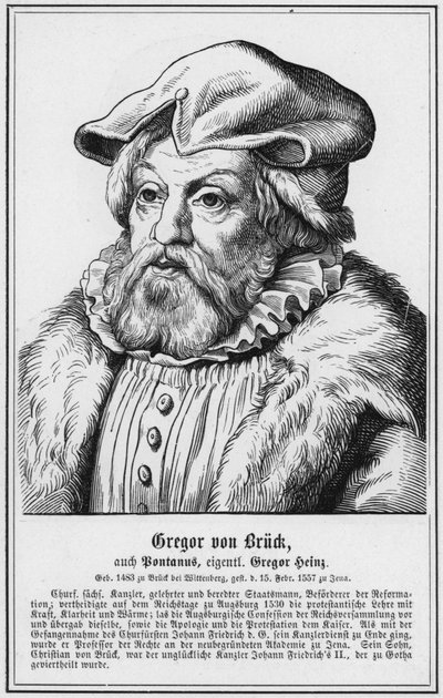 Gregor von Bruck, auch Bontanus, eigentl Gregor Heinz von German School