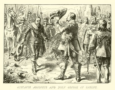 Gustav Adolf und Johann Georg von Sachsen von German School