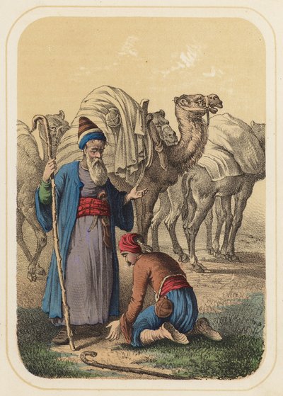 Harun al Rashid und Abdallah in einer Szene aus Tausendundeine Nacht von German School