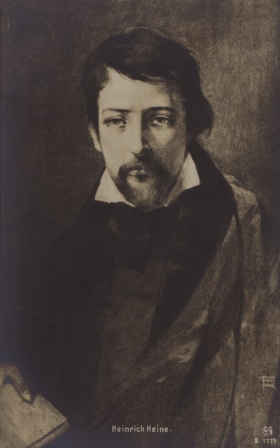 Heinrich Heine, deutscher Dichter von German School