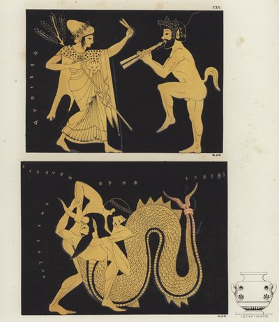 Herkules und Acheloos von German School