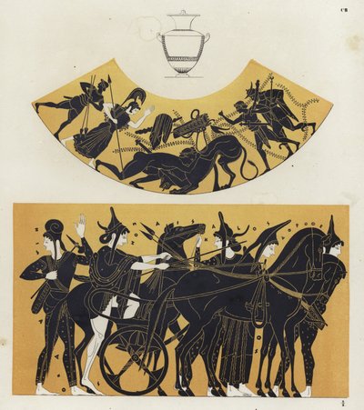 Herkules und der Löwe und Amazonenrüstung von German School
