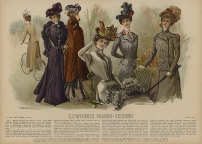 Illustration für Illustrirte Frauen-Zeitung von German School