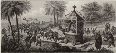 Indische Prozession von German School
