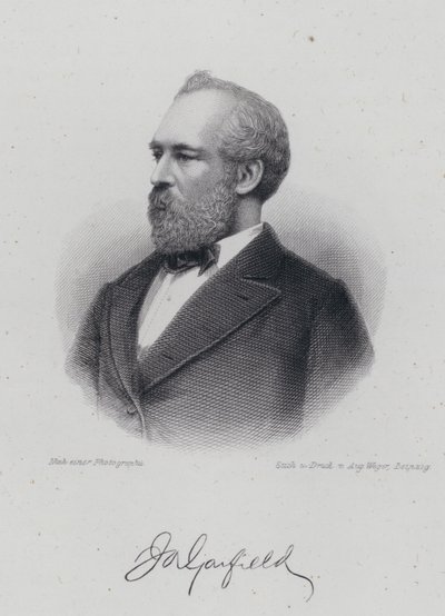 James A. Garfield, amerikanischer Politiker und 20. Präsident der Vereinigten Staaten von German School