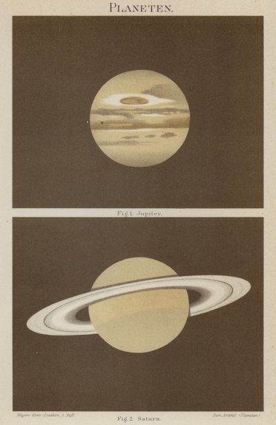Jupiter und Saturn von German School