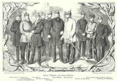 Kaiser Wilhelm I. und seine Paladine von German School