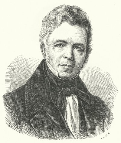 Karl Friedrich Schinkel, preußischer Architekt, Stadtplaner, Künstler und Designer von German School
