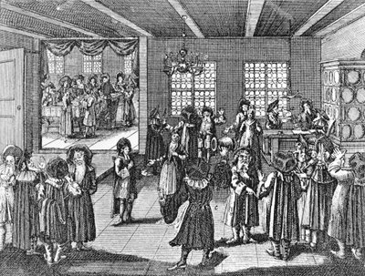 Ketubah von Georg Puschner aus Kirchners Jüdisches Ceremoniel, 1726 von German School