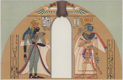 König Amenhotep I. und seine Frau von German School