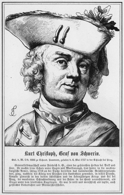 Kurt Christoph, Graf von Schwerin von German School