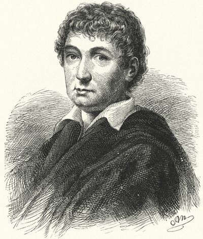 Leandro Fernández de Moratín, spanischer Dramatiker (Stich) von German School