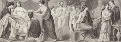 Leben im antiken Rom. Illustration für Bilder-Atlas von German School