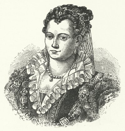 Lucrezia Borgia, Herzogin von Ferrara, Modena und Reggio von German School