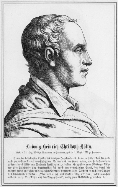 Ludwig Heinrich Christoph Holty (Stich) von German School