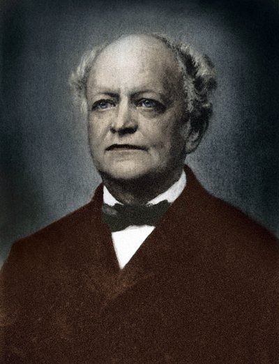 Ludwig Köchel (Farblithografie) von German School