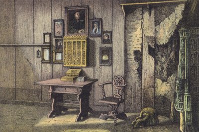 Luthers Zimmer auf der Wartburg von German School