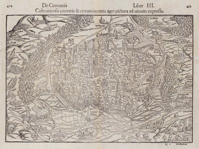 Karte von Colmar von German School