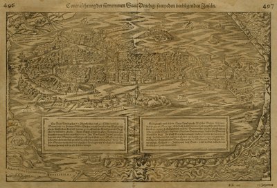Karte von Venedig, von Sebastian Munster, veröffentlicht in Basel, ca. 1560 von German School