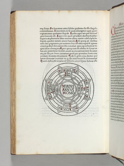 Mappa Mundi, die erste gedruckte Weltkarte, aus 