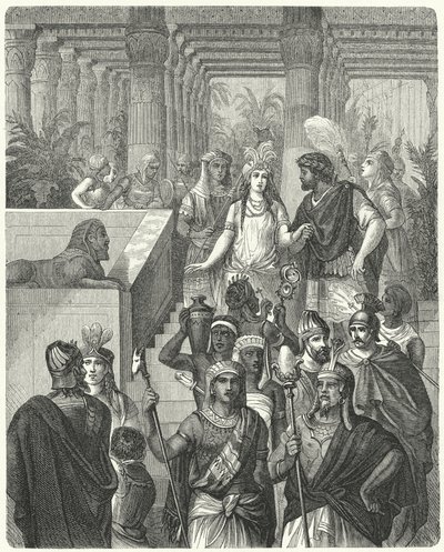 Heirat von Masinissa, König von Numidien, und Sophonisbe von Karthago von German School