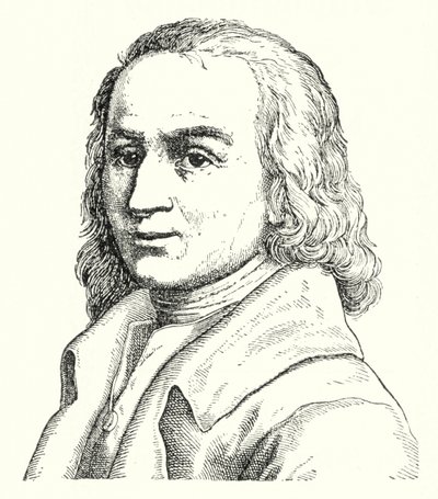 Matthias Claudius, deutscher Dichter und Journalist (Stich) von German School