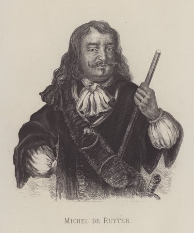 Michiel de Ruyter, niederländischer Admiral von German School