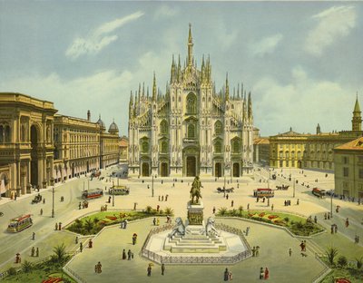Mailand, Piazza del Duomo von German School