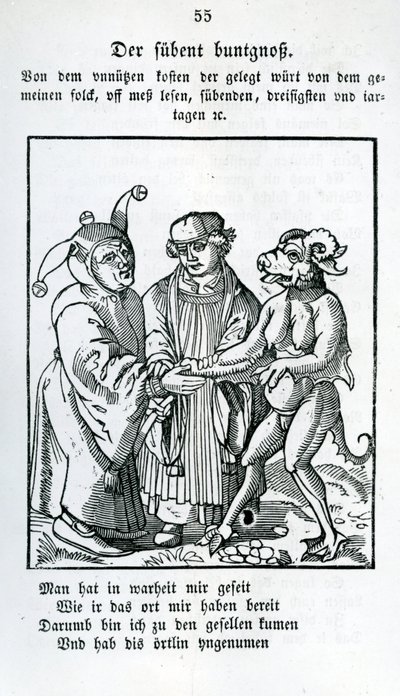 Minister, Narr und Teufel aus Das Kloster Bd. 10 von German School
