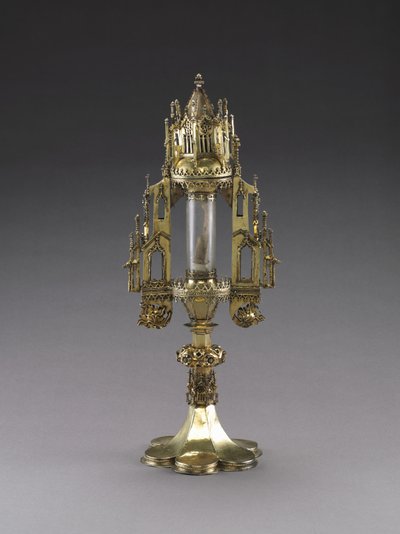 Monstranz mit einer Reliquie des Heiligen Sebastian, 1484 von German School
