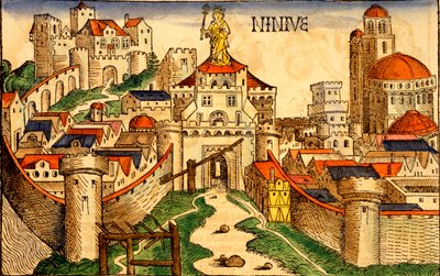 Nineve, aus Liber Chronicarum von Hartmann Schedel, 1493 von German School