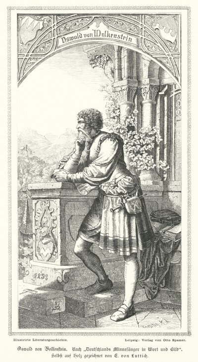 Oswald von Wolkenstein, deutscher Dichter, Komponist und Diplomat von German School