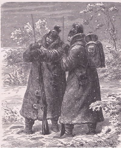 Vorposten im Schnee, Cassells Geschichte des Krieges zwischen Frankreich und Deutschland von German School